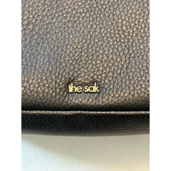 EUC The Sak Jasmine Small Hobo Bag Black Leather Everyday Shoulder - Picture 4 of 11